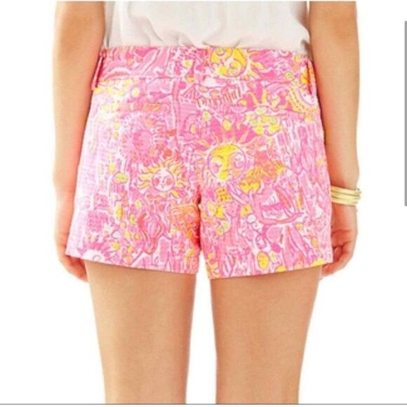 Lilly Pulitzer Callahan 5” Shorts Pink Pout More KINIS in The Keys Size 2 - Picture 3 of 16